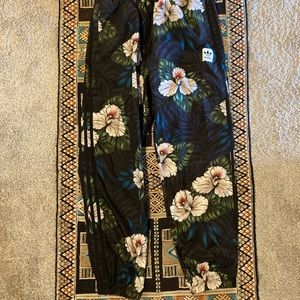 Adidas floral track pants Womens sz M